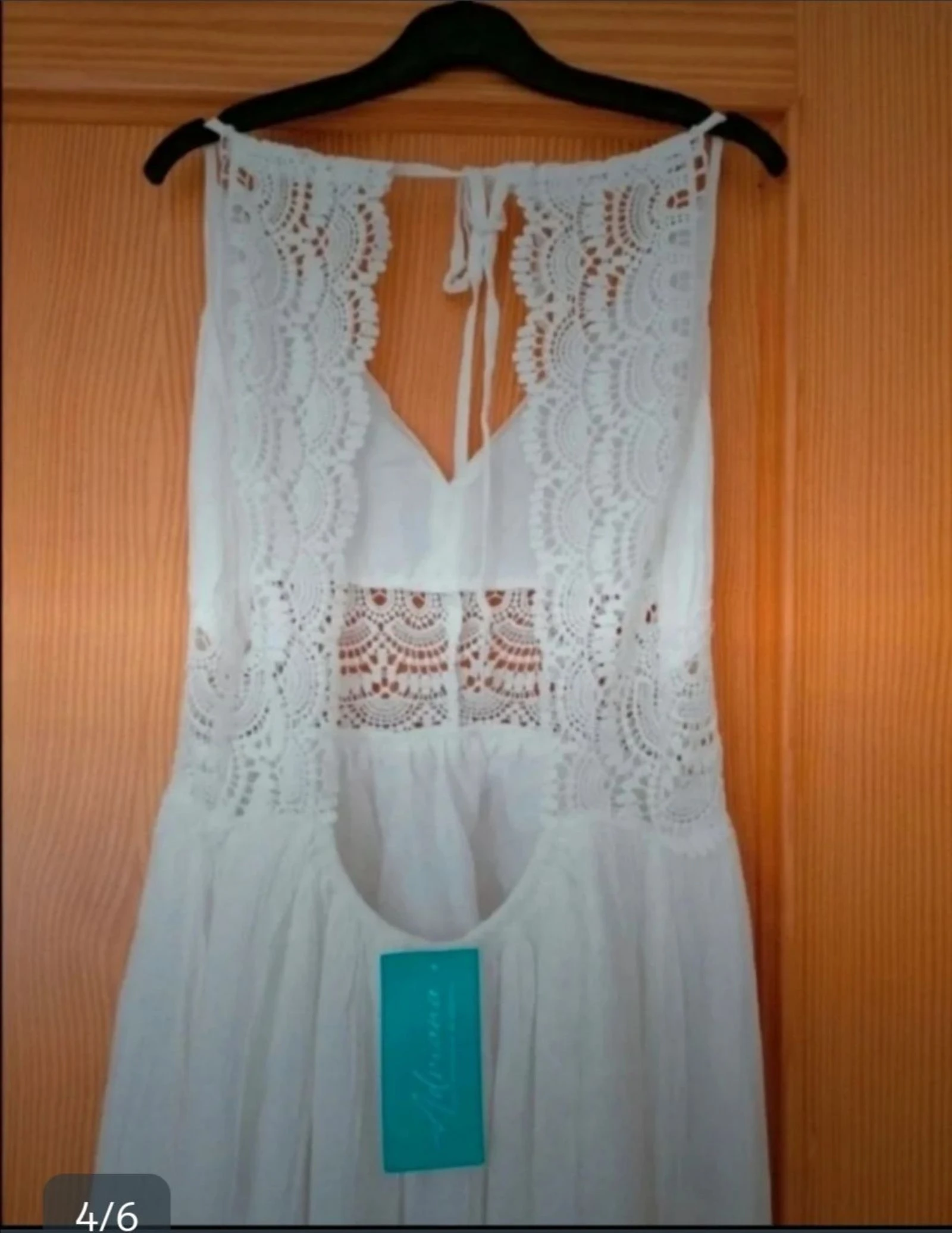 Adriana white maxi dress – photo 4